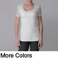 Ci Sono by Journee Women's Laced Top