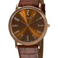Stuhrling Original Men's Brown 'Belmont' Ultra Slim Watch