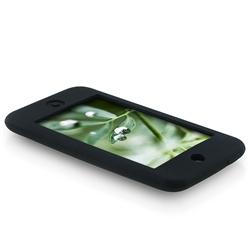 Black Skin Case/ Anti-glare LCD Protector for Apple iPod Touch 1/ 2/ 3