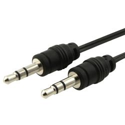 Black Retractable 3.5mm Audio Extension Cable