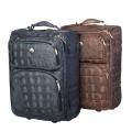 Terrida Croc-embossed 21-inch Leather Carry-On Upright