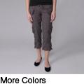 Ci Sono by Journee Junior's Cuffed Cargo Shorts
