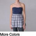 Ci Sono by Journee Junior's Plaid Sleeveless Tunic Dress