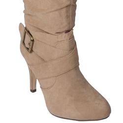Journee Collection Women's 'Betsy' Buckle Accent Mid-calf Boots
