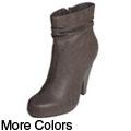 Glaze by Journee Women's 'Kandice-1' Platform Ankle Boots