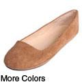 Glaze by Journee Women's 'Sung-3' Faux Suede Flats