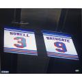 Steiner Sports Harry Howell Signed Howell and Bathgate Retirement Banners Photo