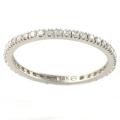 14k White Gold 1/3ct TDW Diamond Eternity Wedding Band (H-I, I2-I3)