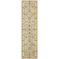 Majesty Extra Fine Light Blue/ Cream Runner (2'3 x 12')