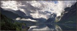 Maciej Duczynski 'Norway Panorama' Gallery-wrapped Canvas Giclee