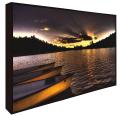 Bob Larson 'Yellow Canoes' Giclee Canvas Art