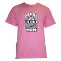 Fruit of the Loom Women's Air Force Mom Cotton Graphic T-shirt