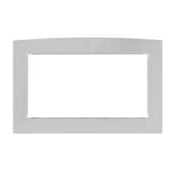 GE JX2030SMSS Stainless Steel 30-inch Deluxe Built-in Trim Kit for Countertop Microwave 