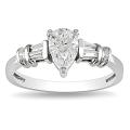 14k White Gold 3/4ct TDW Diamond Engagement Ring (H-I, SI2)