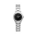 Movado Women's Junior Sport Stainless Steel Black Dial Watch