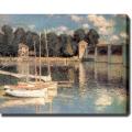 Claude Monet 'Bridge at Argenteuil' Giclee Canvas Art