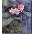 'Water Lilies' Giclee Canvas Art