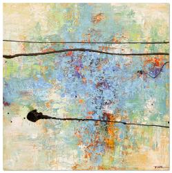 'Showtime I' Hand-painted Canvas Art