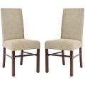 Classical Parsons Sage Cotton Side Chairs (Pack of 2)