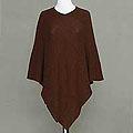 Alpaca Wool 'Splendid Earth' Poncho (Peru)