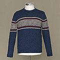 Alpaca Wool Men's 'Blue Mountains' Crewneck Sweater (Peru)