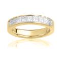 14k Yellow Gold 1ct TDW Certified Diamond Wedding Band (G-H, SI3-I1)