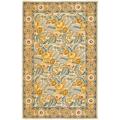 Hand-hooked Chelsea Eden Multi/ Ivory Wool Rug (3'9 x 5'9)