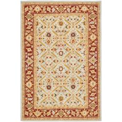 Hand-hooked Chelsea Treasures Blue Wool Rug (7'9 x 9'9)