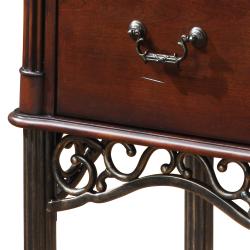 LeAnn Cherry Finish 1-drawer Nightstand