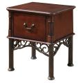 LeAnn Cherry Finish 1-drawer Nightstand