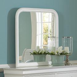 Alfie White 6-drawer Dresser with Mirror