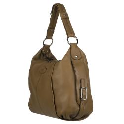 Tod's Brown Leather Hobo Bag