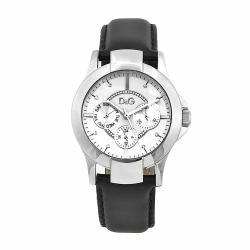 Dolce & Gabbana Women's Texas Black Leather Chronograph Dial Watch