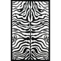 Alexa Playtime Zebra Black/ White Kids Rug (4'5 x 6'9)
