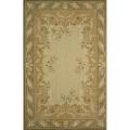 Woven Border Ivory Rug (7'10 x 9'10)