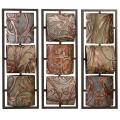 Sienna Vines Metal 3-piece Wall Art