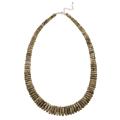 Stonique Creations Sterling Silver Graduated Jasper 24-inch Necklace