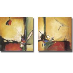 Don Li-Leger 'Abstracts' 4-piece Canvas Art Set
