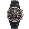 TechnoMarine Men's 'MoonSun' Rose Gold Steel and Ceramic Quartz Watch
