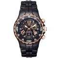 TechnoMarine Men's 'MoonSun' Rose Gold Steel and Ceramic Quartz Watch
