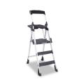 Cosco 3-step Aluminum Black Folding Step Stool