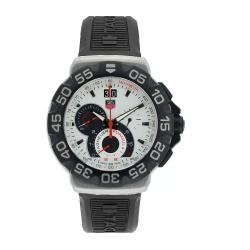 Tag Heuer Men's Formula 1 Black Rubber Chronograph Dial Watch