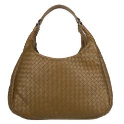 Bottega Veneta Small 'Intrecciato' Brown Leather Hobo Bag