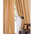Honey Faux Silk Taffeta 120-inch Curtain Panel