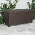 Outdoor Wicker Storage Chest