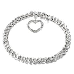 Sterling Silver 1ct TDW Diamond Bracelet (H-I, I3)