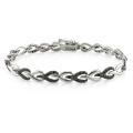 Sterling Silver 1ct TDW Black Diamond Bracelet