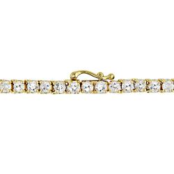14k Yellow Gold 4ct TDW Diamond Tennis Bracelet (G-H, I1-I2)