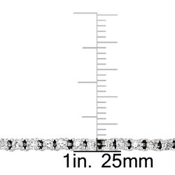 14k White Gold 2ct TDW Diamond Tennis Bracelet (G-H, I1)