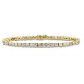 14k Yellow Gold 5ct TDW Diamond Tennis Bracelet (G-H, I1-I2)